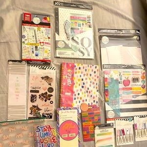 The happy place planner refill pages & add ons. Lesson planner, paper clips, etc
